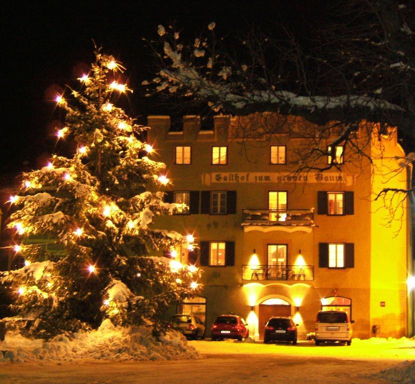 Hotel Gasthof Gruener Baum Glorenza Esterno foto